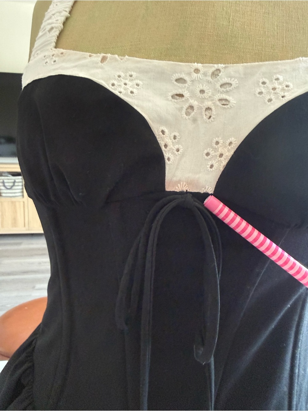 For Love & Lemons Minette Bustier Mini Coquette whimsy Corset Dress eyelet - Picture 13 of 13